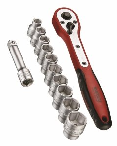 Zestaw kluczy nasadowych z chwytem kwadratowym 3/8 Teng Tools M3812N1