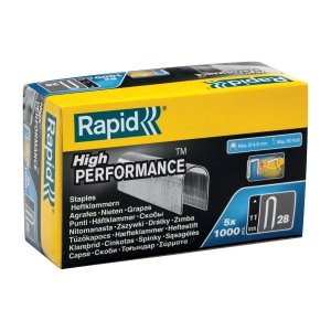 Zszywki Rapid nr 28 (11 mm) do kabli - opakowanie 5000 szt.