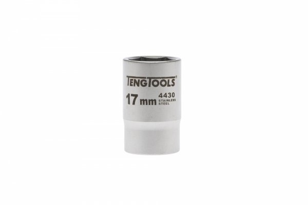 Nasadka 6-kątna nierdzewna z chwytem 1/2&quot; 17 mm