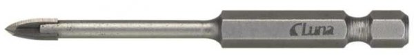 Wiertło do glazury z wierzchołkiem z węglików spiekanych i chwytem sześciokątnym 1/4&quot; 5 mm