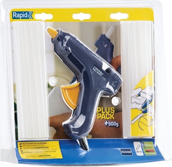 Pistolet do kleju na gorąco Rapid EG111 + 500 g kleju