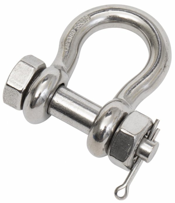 Szakla łuk, śruba z zawleczką 8x30 mm SF 316