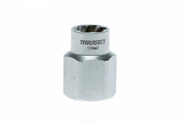 Sześciokątne nasadki odkręcające z chwytem kwadratowym 3/8&quot; 10 mm