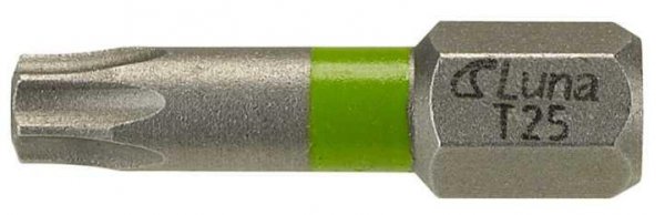 Groty wkrętakowe ze strefą skrętną Torx H6.3 25 mm TX25 (2 szt.)