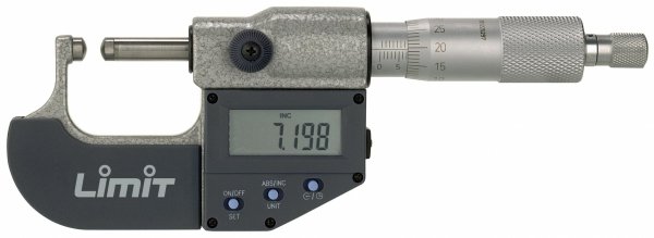 Elektroniczny mikrometr do rur Limit 0-25 mm