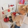 Zestaw garnków do zabawkowej kuchni dla dzieci - akcesoria do kuchni dla dzieci