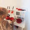 Zestaw garnków do zabawkowej kuchni dla dzieci - akcesoria do kuchni dla dzieci