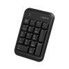 Klawiatura numeryczna Bluetooth v5.1 czarna