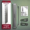 HMC-10HLS Wieloportowy hub USB 9in1, 5Gbps, 4x USB-A, HDMI 4K/60Hz, GLAN, SD/microSD, PD 100W, 25cm USB-C kabel