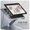 HMC-STND Stojak z wieloportowy hub Aluminiowy 7in1, 5Gbps, do 10-16 cali laptopów, nastawny, 3x USB-A, HDMI 4K/60Hz,