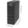 Zasilacz awaryjny UPS 6kVA | 6000W | Power Factor 1.0 | LCD | EPO| USB | On line