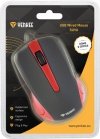 Mysz przewodowa USB 3 przyciski, gumowana powierzchnia