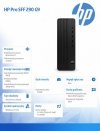 Komputer stacjonarny 290SFF G9 i7-13700 512GB/16GB/DVD/W11P  997J0ET