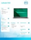 Notebook Latitude 7350 Win11Pro Ultra 5 135U/16GB/512GB SSD Gen4/13.3 FHD+/Int/FgrPr&SmtCd/FHD/IR Cam/Mic/WWANReady4G+BT/Backlit