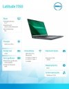 Notebook Latitude 7350 Win11Pro Ultra 7 165U/32GB/512GB SSD Gen4/13.3' FHD+/Int/FgrPr/IR Cam/Mic/WLAN+BT/Backlit Kb/3C/vPro