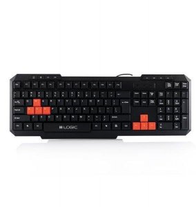 Klawiatura przewodowa LOGIC LK-21 czarna