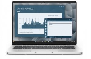 Laptop Dell Pro 14 PC14255/AMD Ryzen AI 7 350/16GB/512GB SSD/14.0 FHD+/Radeon 860M/FgrPr/FHD/IR Cam/Mic/WLAN+ BT/Backlit Kb/3 Cell/W11Pro