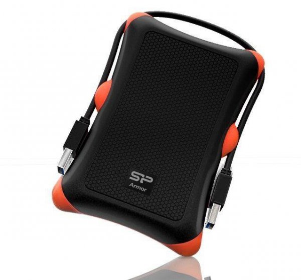 Dysk zewnętrzny Silicon Power ARMOR A30 1TB 2,5&quot; 5400 USB 3.0 BLACK / PANCERNY / wstrząsoodporny