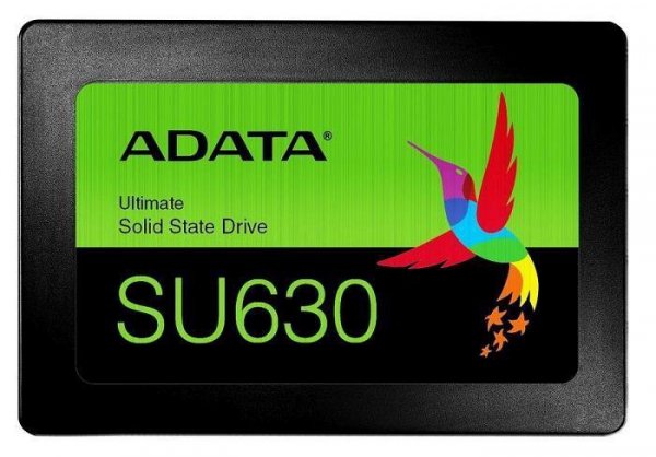 Dysk SSD ADATA Ultimate SU630 960GB 2,5&quot; SATA3 (520/450 MB/s) 7mm, 3D QLC / Black Retail