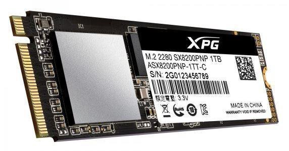 Dysk SSD ADATA XPG SX8200 PRO 1TB M.2 PCIe NVMe (3350/2800 MB/s) 2280, 3D TLC NAND