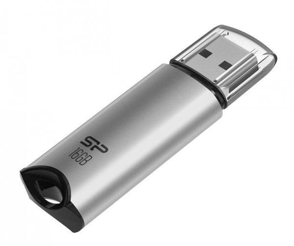 Pendrive Silicon Power Marvel M02 16GB USB 3.2 kolor srebrny ALU