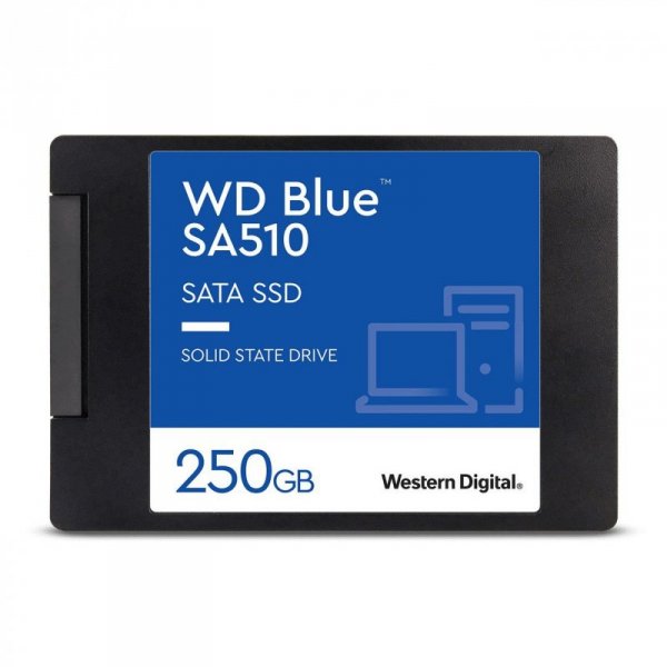 Dysk SSD WD Blue SA510 250GB 2,5&quot;/7mm (555/440 MB/s) WDS250G3B0A