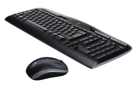 Zestaw bezprzewodowy klawiatura + mysz Logitech MK330 czarny układ niemiecki