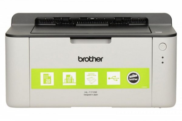 Drukarka HL-1110E A4  mono USB/20ppm/pod.150ark./1000kopii@start