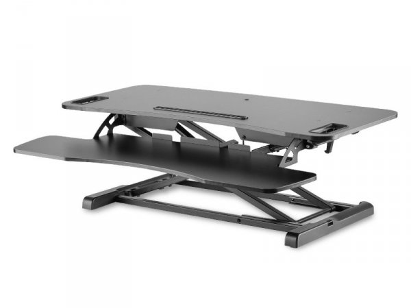 Ergonomiczna nakładka na biurko, powierzchnia robocza: 950x615x106-460mm, regulowana, czarna
