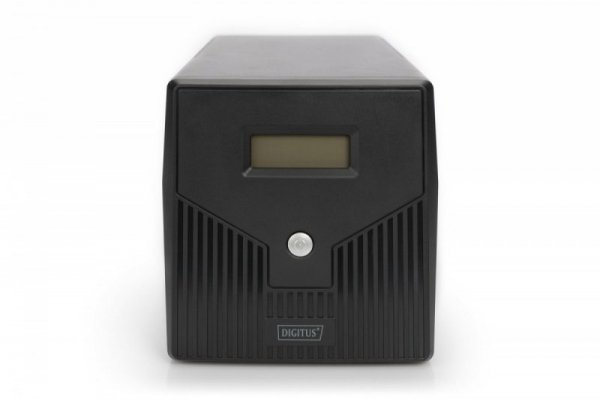 Zasilacz awaryjny UPS Line-Ineractive LCD, 1000VA/600W, 2x12V/7Ah, AVR, 4xSCHUKO, USB, RS232, RJ45