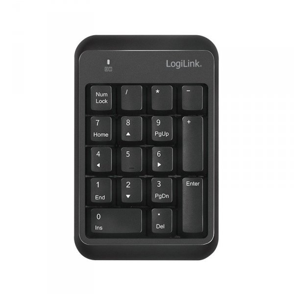 Klawiatra numeryczna Bluetooth v5.1 czarna