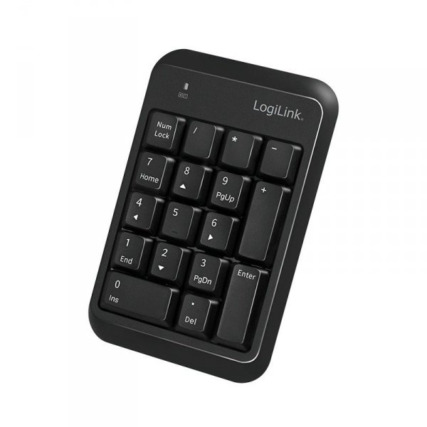 Klawiatura numeryczna Bluetooth v5.1 czarna