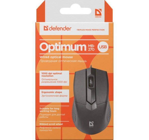 Mysz przewodowa, optyczna, OPTIMUM MB-270