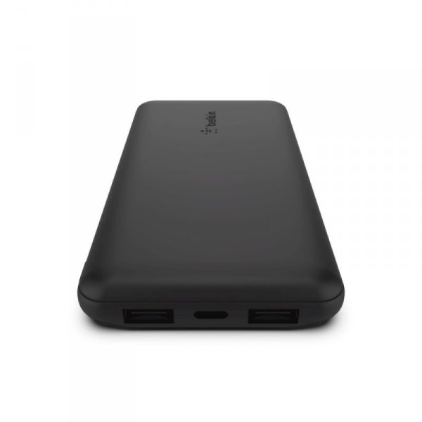 PowerBank 10 000mAh USB A i C 15W czarny