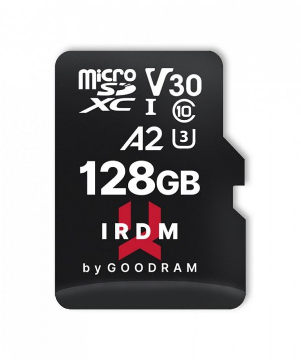 Karta pamięci microSD IRDM 128GB UHS-I U3 A2  + adapter