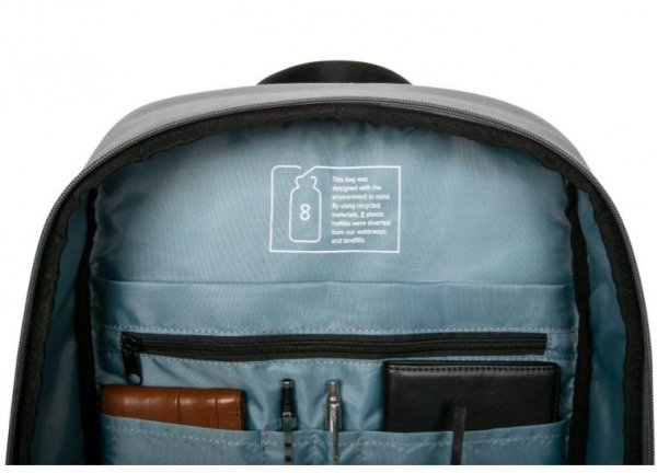 Plecak 16 cali Sagano EcoSmart Commuter czarno-zielony