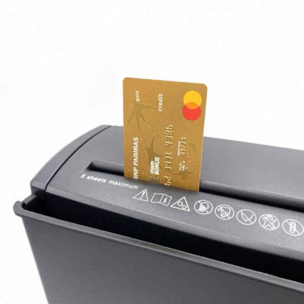 Niszczarka dokumentów, folii i kart kredytowych SHREDDER V3.0 MT215
