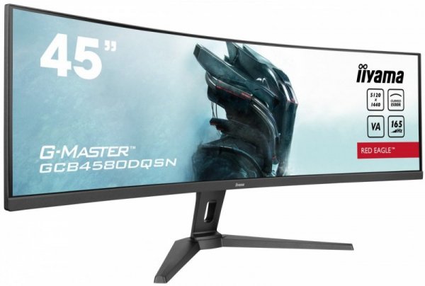 Monitor 45 cali G-Master GCB4580DQSN-B1, VA,DQHD,165HZ,USB-C-DOCK,RJ45,32:9,  1500R,450cd/m2,3000:1,0.8ms,3xUSB,2xHDMI,1xDP,2x3W