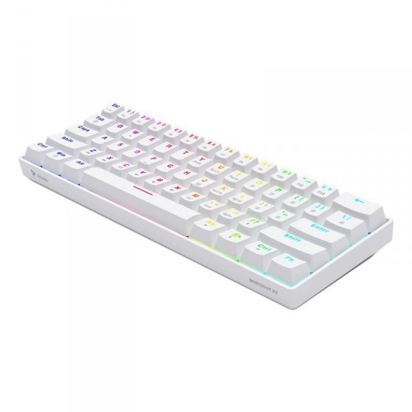 Klawiatura mechaniczna Whiteout X2, Brown Outemu, Hot Swap