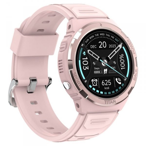 Smartwatch FW100 Titan Valkiria Różowy