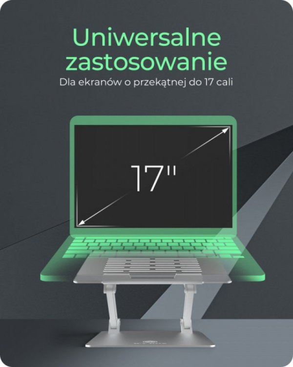 Uchwyt do notebooka IB-NH300  do 17 cali