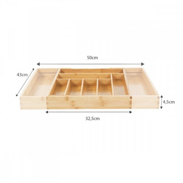 Organizer bambusowy rozsuwany GB379