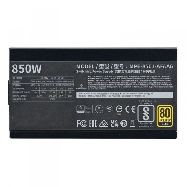 Zasilacz MWE Gold 850W v2 ATX 3.1