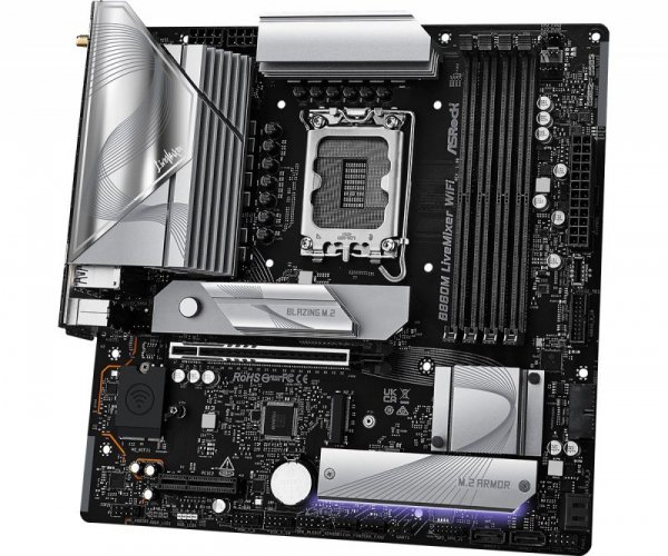 Płyta główna B860M LIVEMIXER WIFI s1 851 4DDR5 mATX