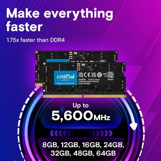 Pamięć DDR5 SODIMM 16GB/5600 (2*8GB) CL46 (16Gbit)