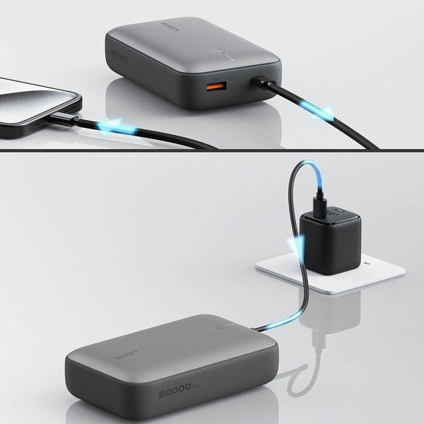 PB-Y57 Mini Power Bank | 20000mAh | 22.5W | 2xUSB | PD 3.0 QC 3.0 LED