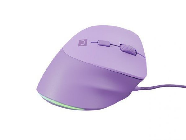 Mysz wertykalna CRAKE 2 PRO 128000DPI optyczna lawendowa