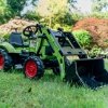 FALK Traktor CLAAS AVEC Zielony na Pedały z Przyczepką od 3 Lat