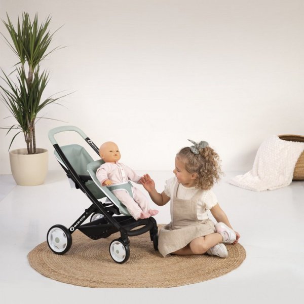 SMOBY Wózek dla Lalek Maxi Cosi Quinny Spacerówka dla bliźniąt