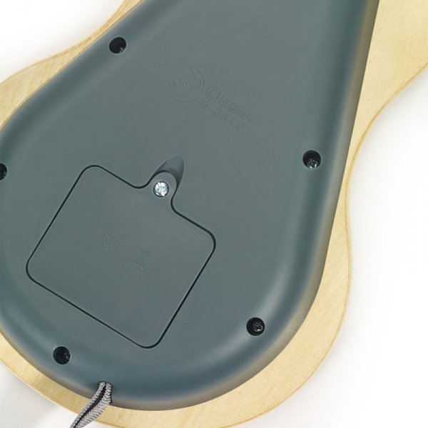 CLASSIC WORLD Drewniana Gitara Elektryczna Świecąca dla Dzieci